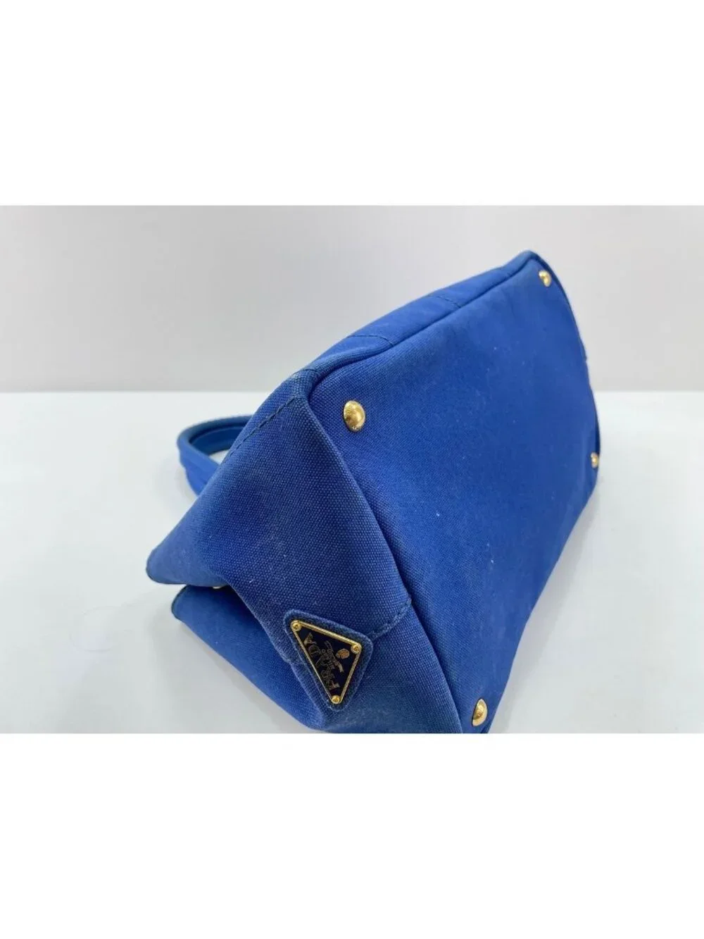 Prada Handbag Canapa Blue